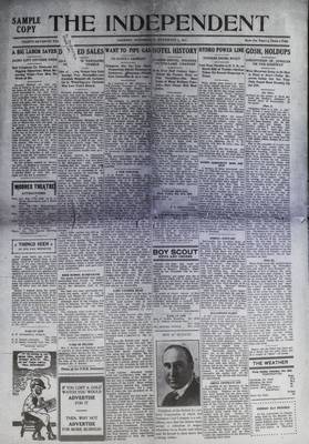 Grimsby Independent, 2 Nov 1921