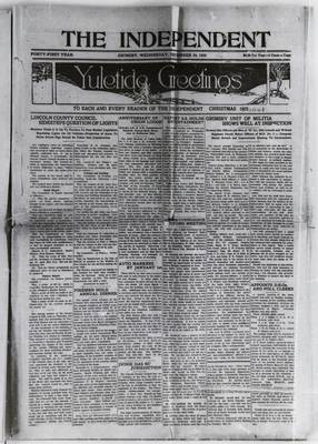 Grimsby Independent, 23 Dec 1925