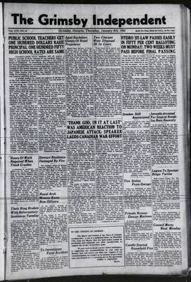 Grimsby Independent, 8 Jan 1942