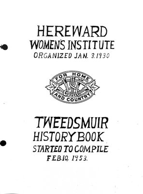 Hereward Branch Tweedsmuir History