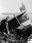 Euclid Truck on its Side (~1945)