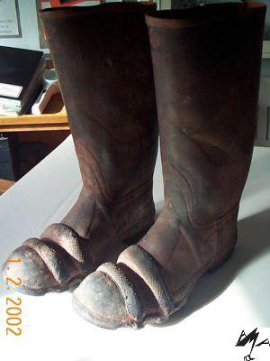 Reg Faris' Boots (front)