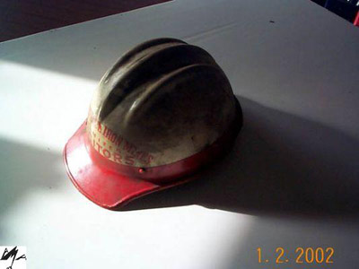 Steep Rock Iron Mines Visitor's Helmet #27