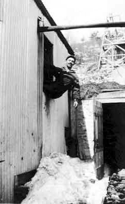 Man in Window - Ogema Mine