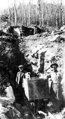 Bringing Out the Ore From Ogema Mine (~1927)