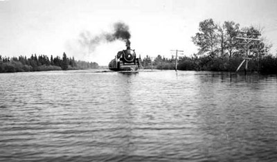 Train on Time During Flood