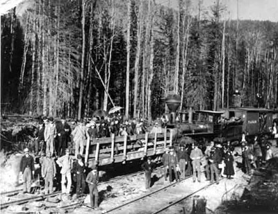 Picnic on the PAD&W Railway (~1890)