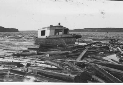 Log Boom / River Drive(~1937)