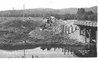 Highway to Lake Sulphite Property (1937)