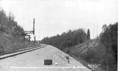 Power Lines and CPR Train Tracks (1937)