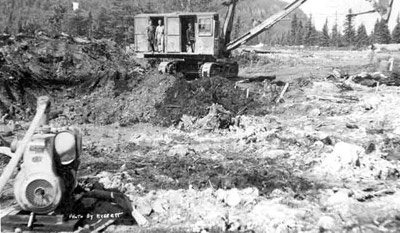 Clearing the Way for the Canadian National Railway (1937)