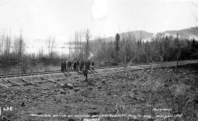 Canadian National Track Placement - Red Rock (1937)