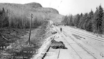 Construction of C.N. Tracks (1937)