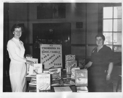 Book Display at the Fort William Public Library (1957)