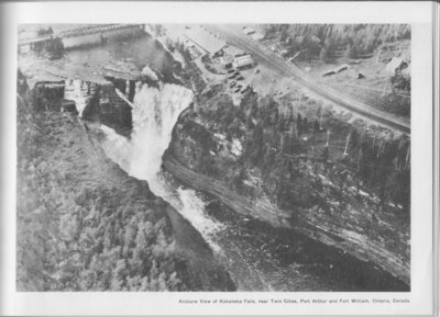 Aerial View of Kakabeka Falls