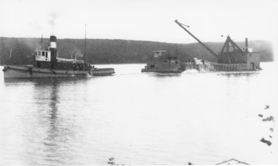 Tug Towing Barge