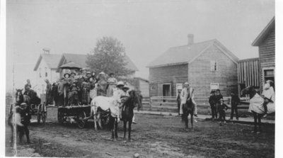 Street Scene at a Parade