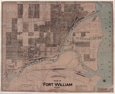 Map of Fort William, Ontario (1913)