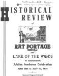 Historical Review of Rat Portage