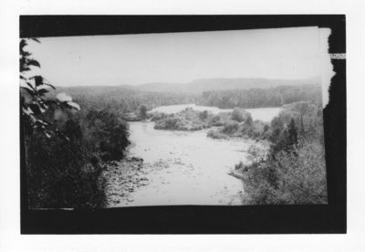 Looking down Pigeon River