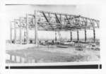 Construction of the first Airport Hangar in 1940.