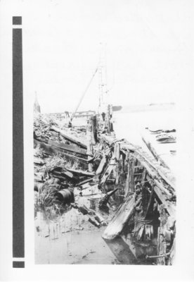 Untreated Timber Revetment at Canadian Government Elevator in 1937