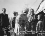 Queen Elizabeth Talking to the Indians - Fort William, Ontario