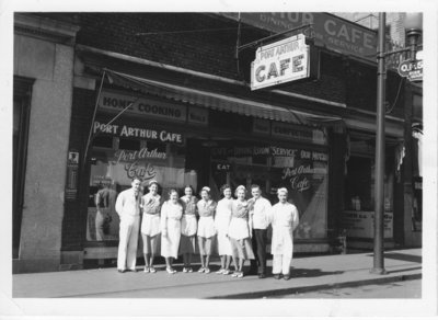 Port Arthur Cafe and Staff