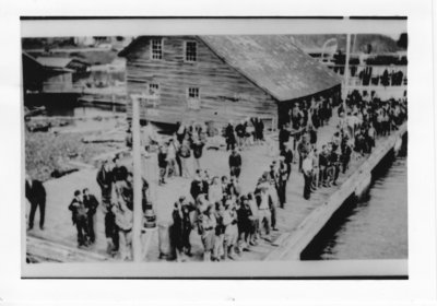 The dock at Silver Islet - May 1930