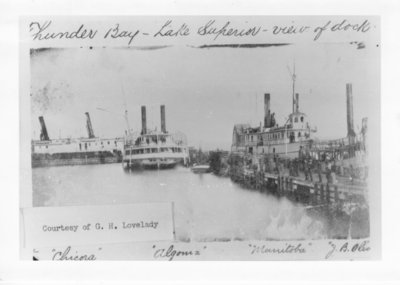 Thunder Bay - Lake Superior - view of dock