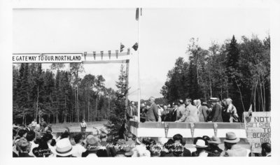 Opening of Nipigon-Geraldton Highway