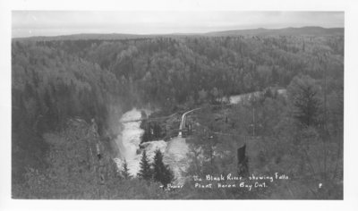 The Black River, Heron Bay, Ontario