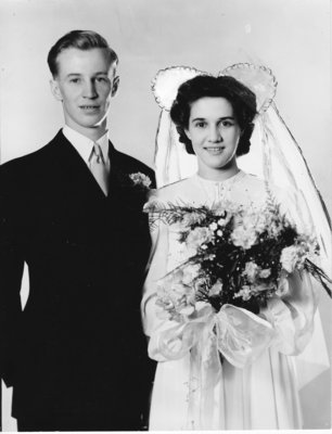 Wedding Picture of Mr. & Mrs. Thomas Campbell Luck