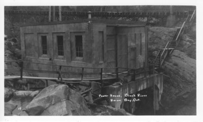 Power House, Black River, Heron Bay, Ontario