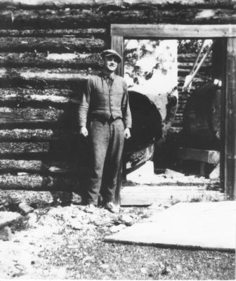 Old Mine Building on Spar Island, Lake Superior