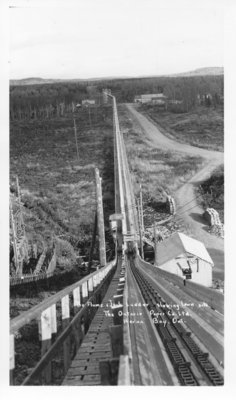 The Flume and Jack Ladder, Ontario Paper Co. Ltd.