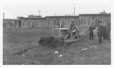 Turning First Sod, Powell Equipment Company Building