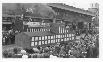 Victory Loan Parade, June 1, 1941, Port Arthur, Ontario