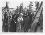 King George VI and Queen Elizabeth visiting an Indian reserve on May 23, 1939