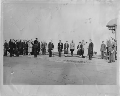 King George VI and Queen Elizabeth - royal visit on May 23, 1939