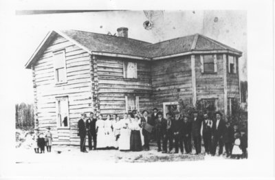 Mr. and Mrs. T Kaukonen's wedding at John Kosola's house in Nolalu