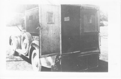 Nolalu school bus had little wooden benches for seats