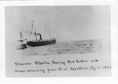 Steamer "Alberta"