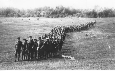 141st Battalion on the March