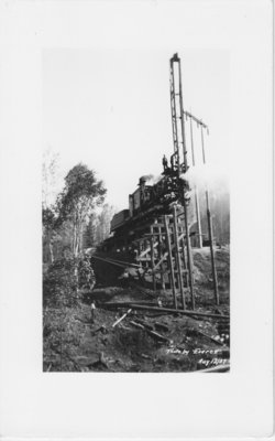 Construction of Trestle Bridge