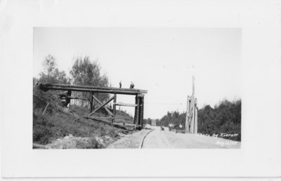 Construction of Trestle Bridge