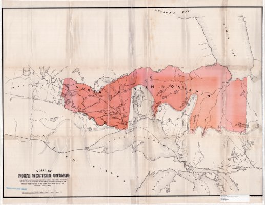 A Map of North Western Ontario