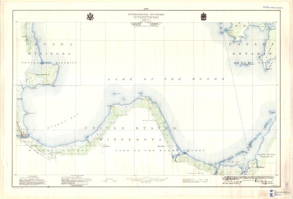 International Boundary : From the Northwesternmost point of Lake of the Woods to Lake Superior -- Sheet No. 2