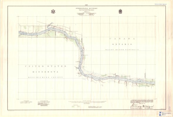 International Boundary : From the Northwesternmost point of Lake of the Woods to Lake Superior -- Sheet No. 5