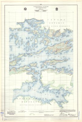 International Boundary from the Northwesternmost point of Lake of the Woods to Lake Superior -- Sheet No. 10